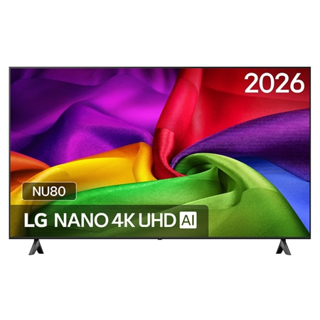 65 inch LG NANO 4K UHD AI NU80 Smart TV 2026 - 65NU800B6LA