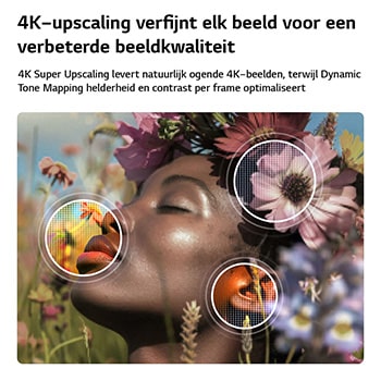Een LG NANO 4K UHD AI NU80 met 4K Super Upscaling en Dynamic Tone Mapping toont een onderwaterscène van een zeeleeuw, terwijl AI elk frame herkent en opschaalt tot een resolutie van 4K.