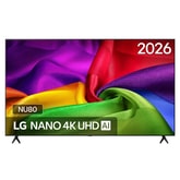 75 inch LG NANO 4K UHD AI NU80 Smart TV 2026