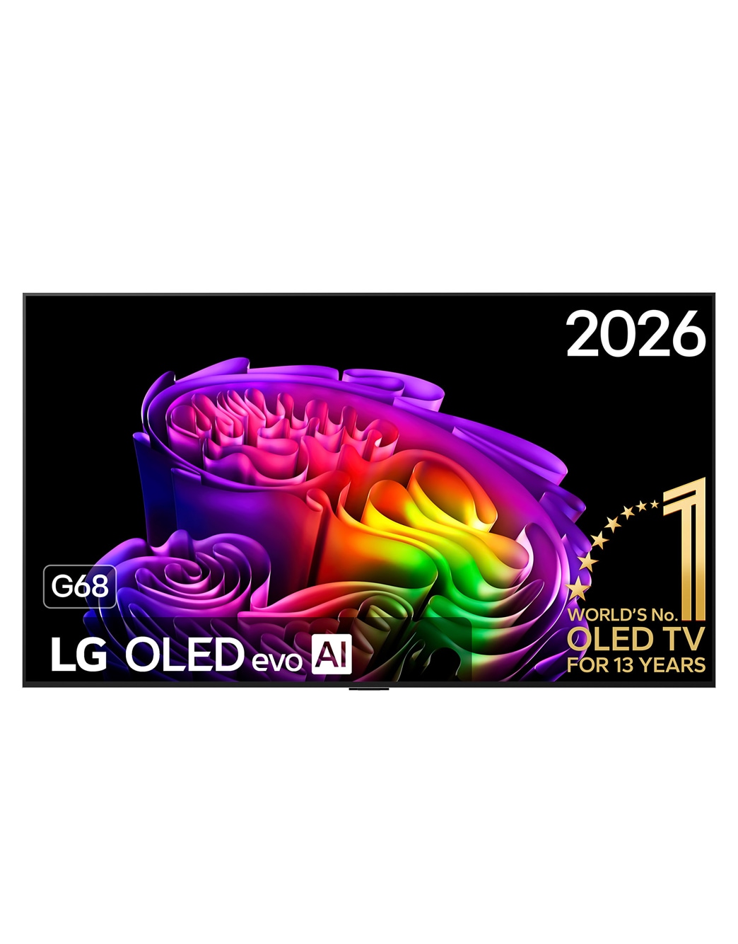 65 inch LG OLED evo AI G6 4K Smart TV 2026 - OLED65G68LW.AEU | LG Nederland