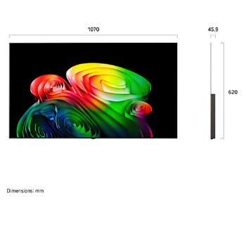 Een LG OLED AI B6 toont een gesplitst scherm met een afbeelding van een planeet en sterren, waarbij een mat scherm met anti-glare wordt vergeleken met het scherm met perfect zwart en perfecte kleuren voor een helderder beeld bij elke lichtomstandigheid, ondersteund door UL-certificering en Intertek-certificeringen voor kleurvolume en kleurechtheid.