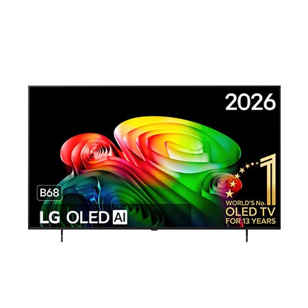55 inch LG OLED AI B6 4K Smart TV 2026 - OLED55B68LA