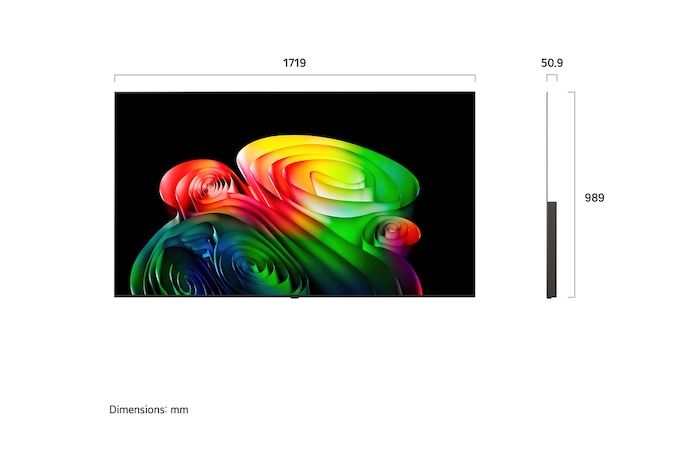 77 inch LG OLED AI B6 4K Smart TV 2026