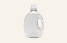 Bottle of liquid cleaner used for maintaining LG washing machine drum and dispenser	