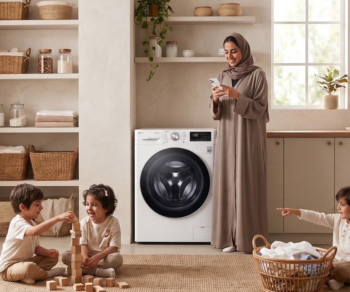 لماذا تعتبر الغسالات التي تعمل بالذكاء الاصطناعي الخيار الأفضل للعائلات في السعودية؟