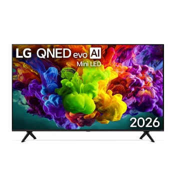 صورة أمامية لـ تلفزيون LG QNED evo AI QNED93 Mini LED 4K Smart TV 2026 الذكي مقاس85 بوصة 85QNED93B6A
