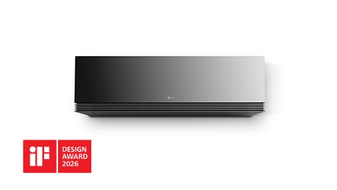 LG ARTCOOL with iF Design Award 2026 logo