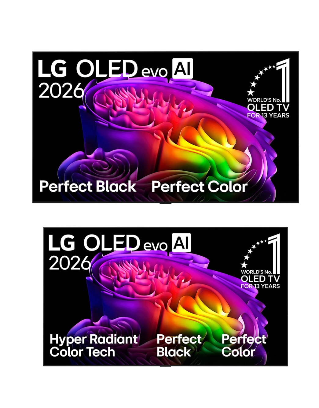 97 inch LG OLED evo AI G6 4K Smart TV 2026 + 65 inch LG OLED evo AI G6 ...