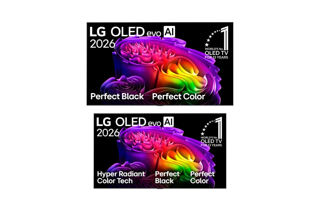 97 inch LG OLED evo AI G6 4K Smart TV 2026 + 65 inch LG OLED evo AI G6 4K Smart TV 2026