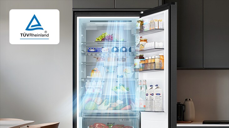 LG-kylskåp med Door Cooling- och LINEARCooling-teknikerna testat av TÜV Rheinland