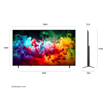 LG 85" QNED7E 4K AI TV - 2026