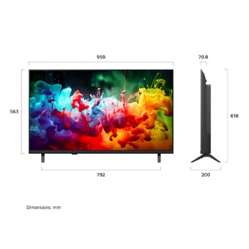 LG 43" QNED7E 4K AI TV - 2026