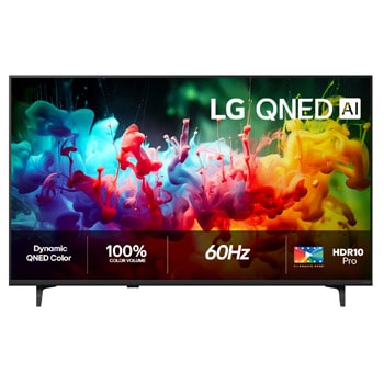 Vy framifrån av LG 65" QNED7E 4K AI TV - 2026 65QNED7EB3C