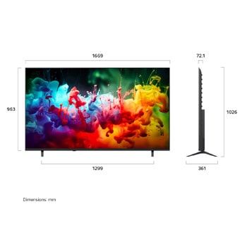 LG 75" QNED7E 4K AI TV - 2026
