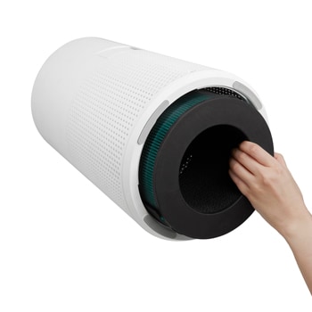 AS30GGW10 Removing the AeroMini filter from the bottom