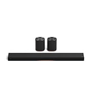 Front view of Sound Suite Immersive Suite 5 (set) with 2 surround speakers (H7 + M5 2ea) H7.M5002