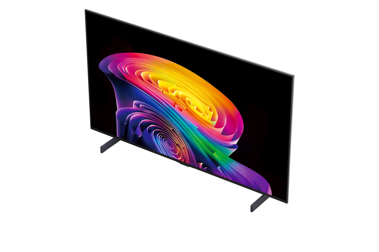 LG OLED evo AI C6 for Unbeatable Gameplay in 4K 165Hz shows a high-speed racing game with a yellow open-wheel car in motion, bold “WIN” text on screen, and NVIDIA G-SYNC and AMD FreeSync Premium logos at the top.