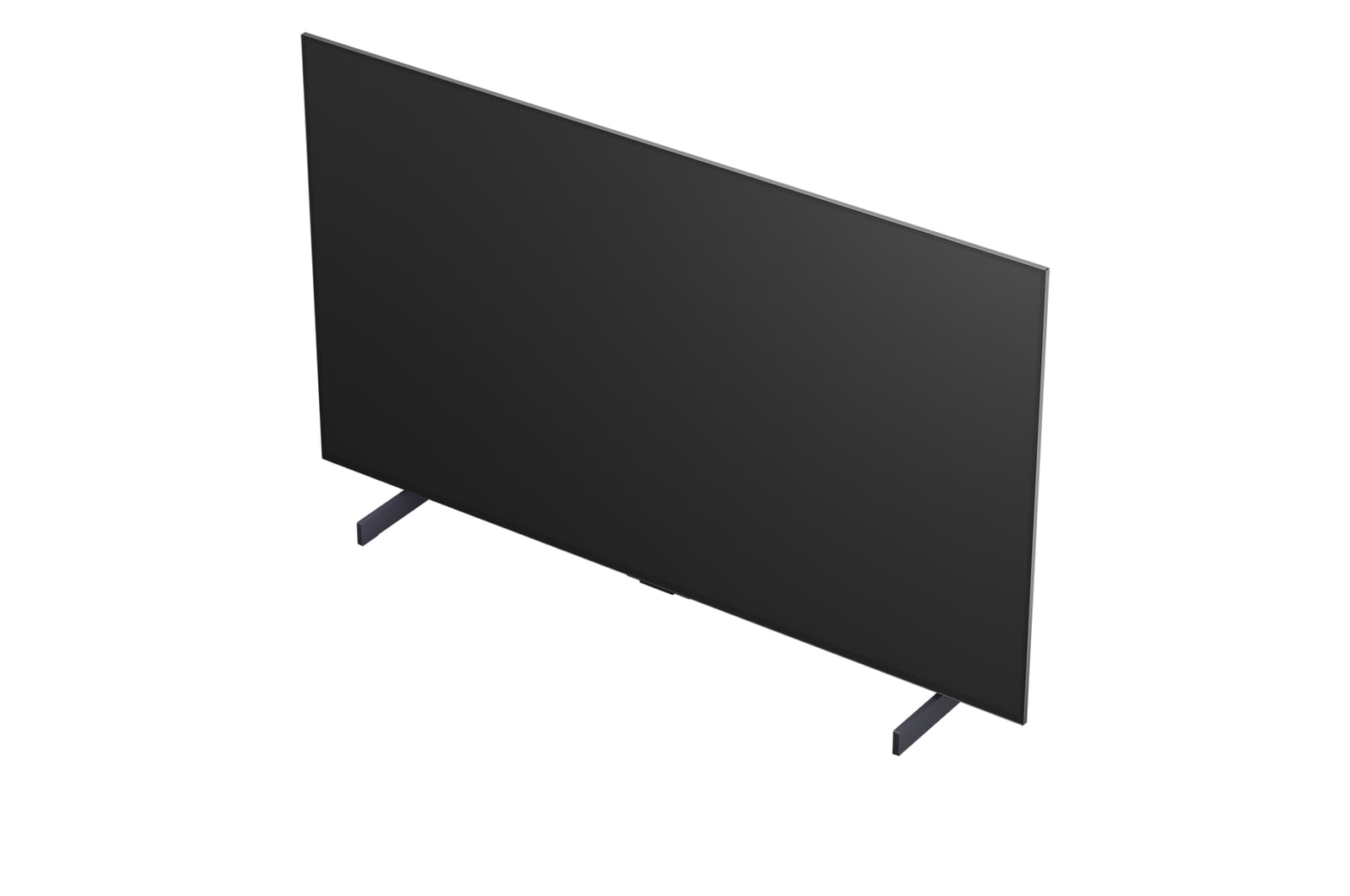 LG OLED evo AI C6 is wall-mounted in a styled living space, featuring an ultra-slim design with narrow bezels, and it displays a riverside cityscape at sunset on screen.