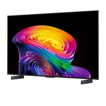 LG OLED evo AI C6 features AI Hub for personalization, with an AI icon above a remote control surrounded by labels for Multi AI Search, AI Concierge, AI Voice ID with My Page, AI Chatbot, AI Picture Wizard, and AI Sound Wizard.