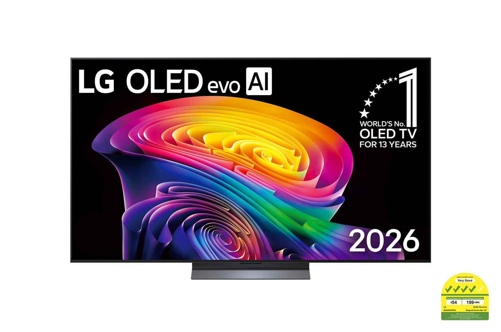 65 inch LG OLED evo AI C6 4K Smart TV 2026 - OLED65C6PSA.ATC | LG