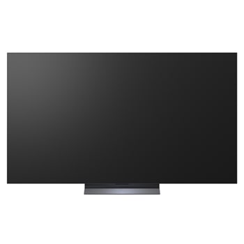 The front view of the LG OLED evo AI C6, released in 2026, displays an image of layered, multicolored forms, featuring Perfect Black & Perfect Color, along with the World’s No.1 OLED TV for 13 Years badge.