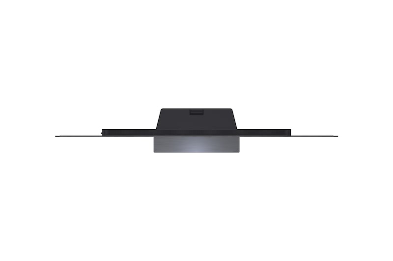 LG OLED evo AI C6 features AI Hub for personalization, with an AI icon above a remote control surrounded by labels for Multi AI Search, AI Concierge, AI Voice ID with My Page, AI Chatbot, AI Picture Wizard, and AI Sound Wizard.
