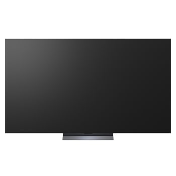 The front view of the LG OLED evo AI C6, released in 2026, displays an image of layered, multicolored forms, featuring Hyper Radiant Color Tech, Perfect Black & Perfect Color, along with the World’s No.1 OLED TV for 13 Years badge.