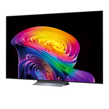 LG OLED evo C6 AI TV’s alpha 11 AI Processor 4K Gen3 glows in purple and blue light on a dark circuit board, highlighting the Dual AI Engine and delivering NPU up to x5.6 faster, CPU 50% faster, and GPU 70% stronger performance.
