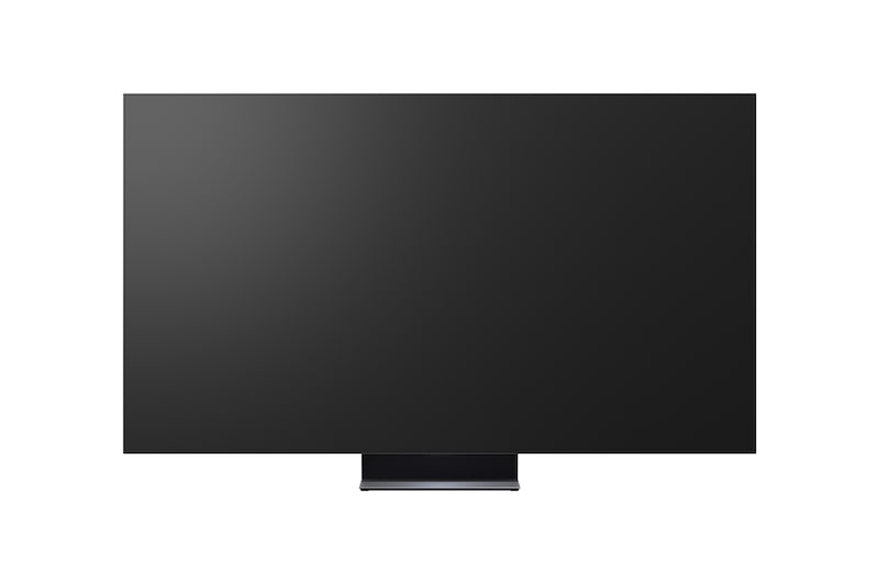 The front view of the LG OLED evo AI C6, released in 2026, displays an image of layered, multicolored forms, featuring Hyper Radiant Color Tech, Perfect Black & Perfect Color, along with the World’s No.1 OLED TV for 13 Years badge.