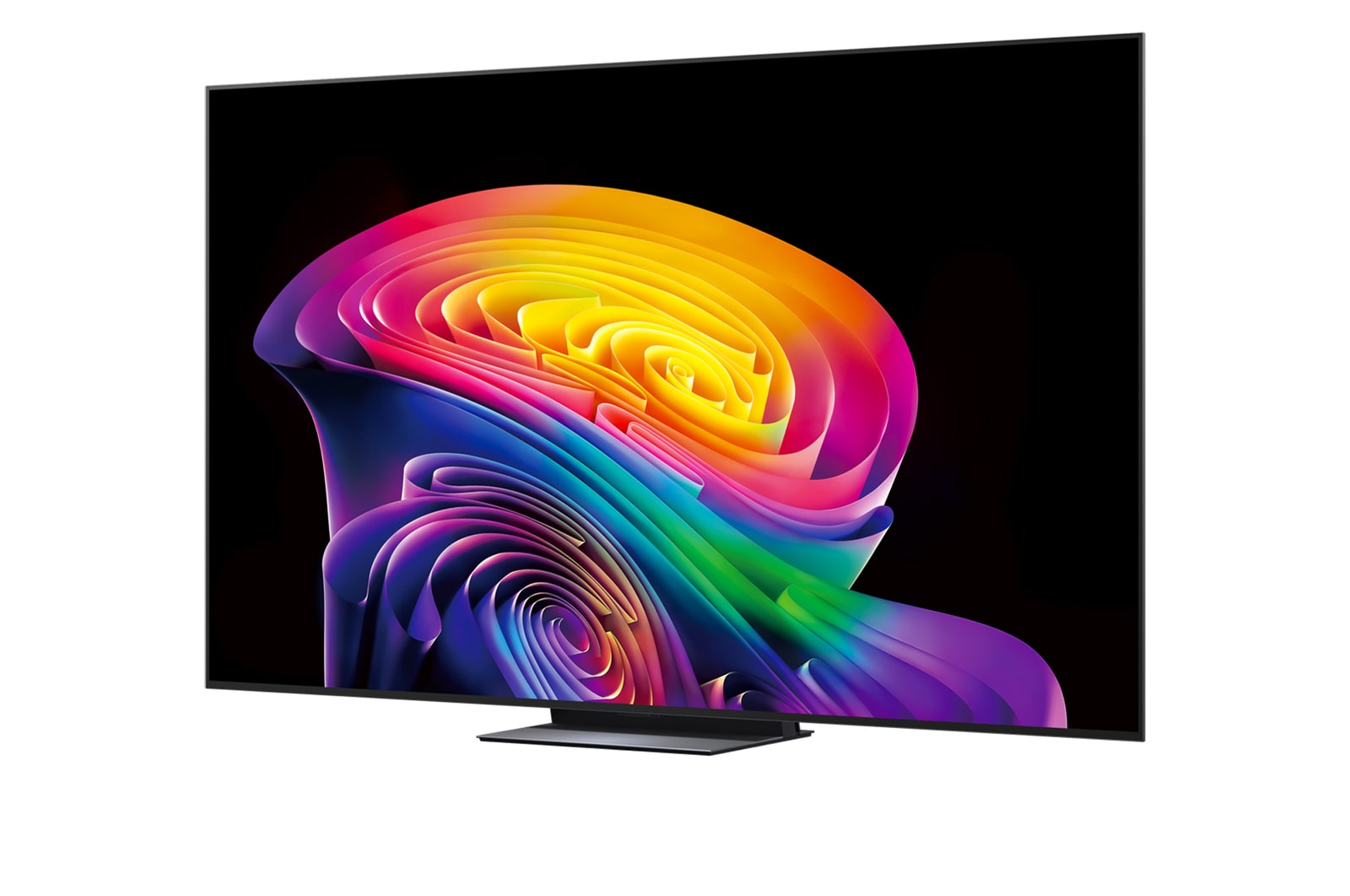 LG OLED evo AI C6 features AI Hub for personalization, with an AI icon above a remote control surrounded by labels for Multi AI Search, AI Concierge, AI Voice ID with My Page, AI Chatbot, AI Picture Wizard, and AI Sound Wizard.
