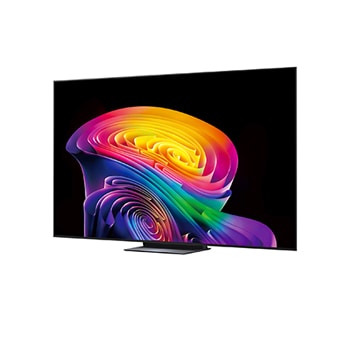 LG OLED evo AI C6 features AI Hub for personalization, with an AI icon above a remote control surrounded by labels for Multi AI Search, AI Concierge, AI Voice ID with My Page, AI Chatbot, AI Picture Wizard, and AI Sound Wizard.