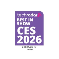 ทีวี LG OLED evo AI W6 Wallpaper ได้รับการยกย่องให้เป็นทีวีที่ดีที่สุดในงาน TechRadar CES 2026 จากประสิทธิภาพของหน้าจอและเทคโนโลยีการประมวลผลภาพรุ่นล่าสุดของ LG