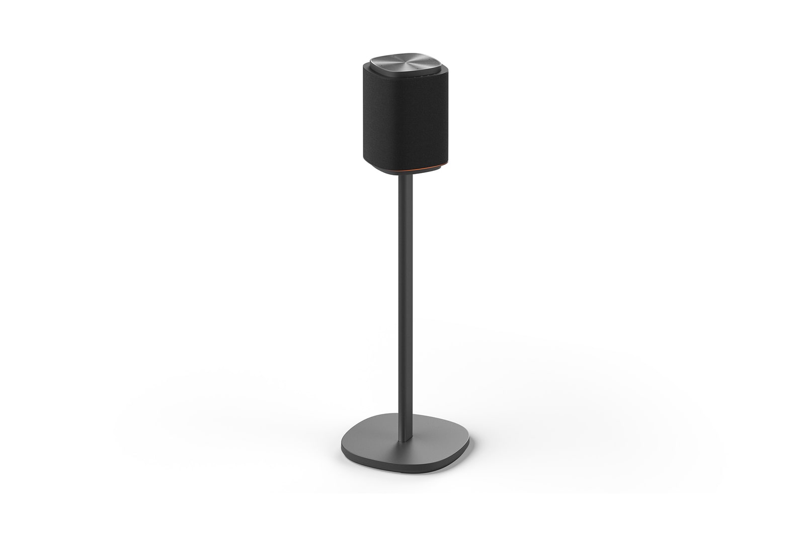 side view with floor stand