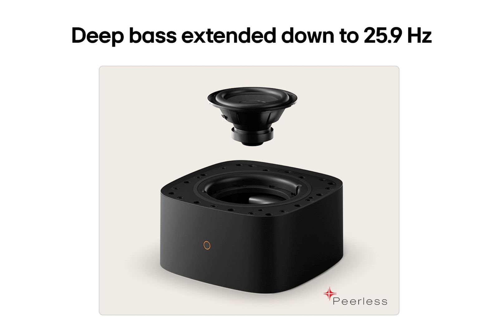 USP card: Deep bass extended down to 25.9 Hz