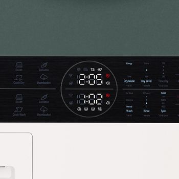 WashTower™ 12 Kg Yıkama 10 Kg Kurutma I Ortak Panelli Çamaşır ve Kurutma Makinesi I Bej-Yeşil Renk