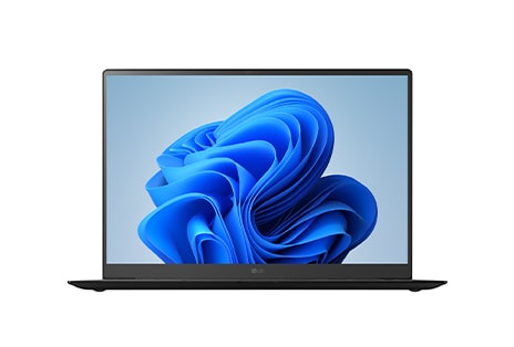 17 吋 LG gram Pro 筆記型電腦前視圖