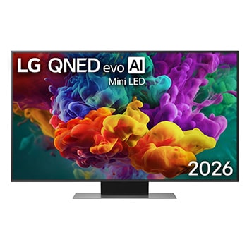Front view of 50 吋｜LG QNED evo AI 4K 智慧顯示器｜86系列｜2026 50QNED86BTA