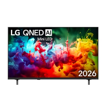 Front view of 50 吋｜LG QNED AI QNED70 Mini LED 4K 智慧顯示器｜70系列｜2026 50QNED70BTA