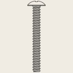 Door adjustment screws illustration, 2 pieces