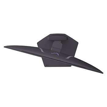 '+30 degree swivel monitor top view