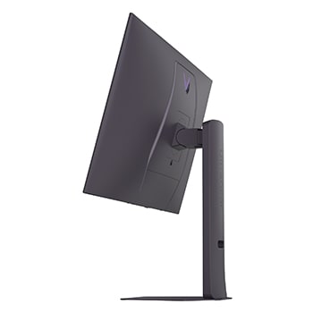+15 degree side view of a tilted monitor