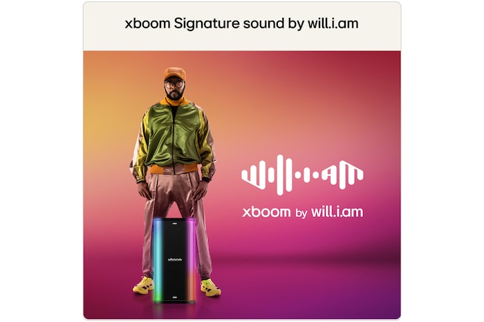 USP card: xboom Signature Sound by will.i.am crafted by Peerless