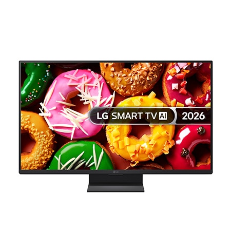 Front view of 24 inch LG SMART TV AI LB70 FHD 2026 24LB70006LA