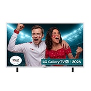 Front view of 55 inch LG Gallery TV AI with frame LX7 4K ART TV 2026 55LX7B6LA