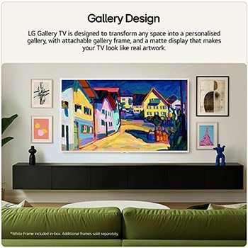 65 inch LG Gallery TV AI with frame LX7 4K ART TV 2026