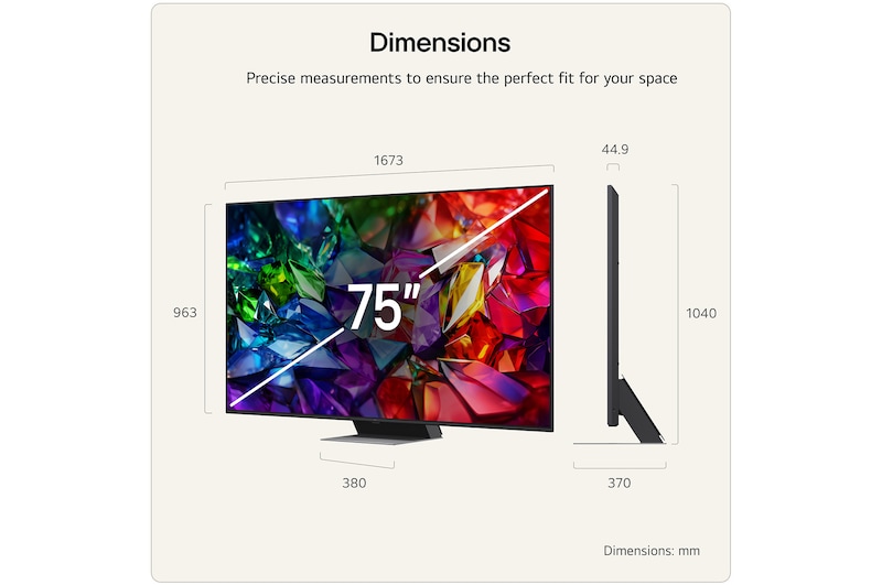 75 inch LG Micro RGB evo AI MRGB96 4K Smart TV 2026 