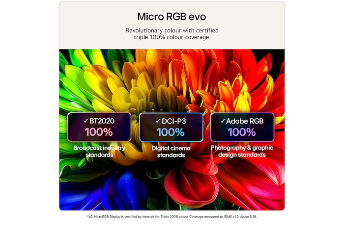 75 inch LG Micro RGB evo AI MRGB96 4K Smart TV 2026 