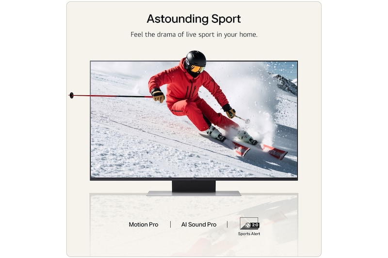 50 Inch LG Mini RGB evo AI MRGB9M True Wireless 4K Smart TV
