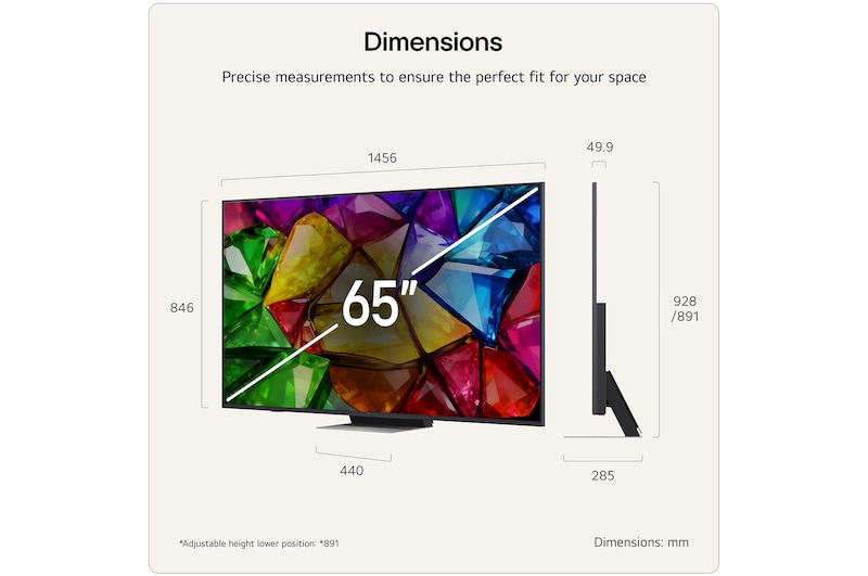 LG 65 inch LG Mini RGB evo AI MRGB88 4K Smart TV 2026, 65MRGB88B6B