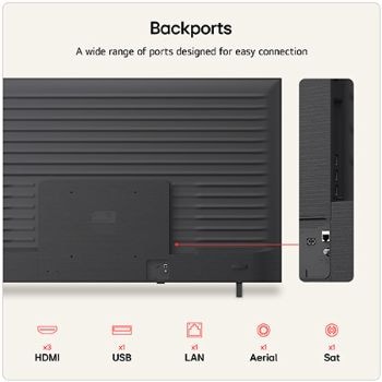 LG NANO 4K UHD AI NU85 Sports Forecast by AI Concierge displays a live soccer match with an on-screen AI panel presenting predictions, game insights, and league data, suggesting how AI analyzes gameplay to forecast match outcomes. 